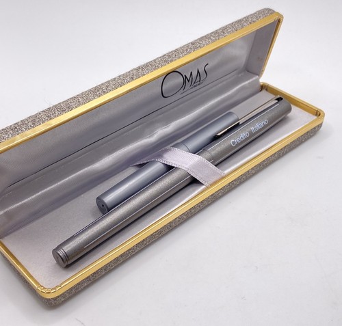 Omas fountain pen nib writes - fountain,