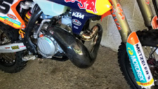 CIARLO PARAMARMITTA PROTEZIONE MARMITTA SCARICO CARBONIO KTM EXC 250-300 2017-18