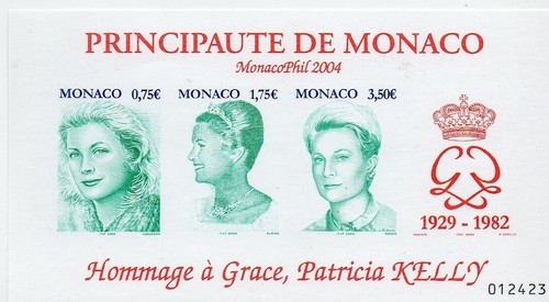 Timbre monaco bloc feuillet - de,