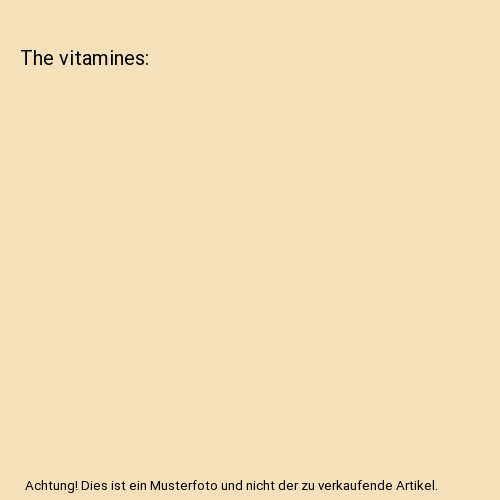 The vitamines casimir funk - vitamines,,