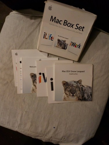 Apple mac software box - software, set