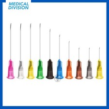 100 Aghi ipodermici monouso sterili per siringhe 18/21/22/23/25/27/30 G