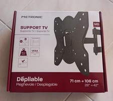 Supporto TV a Muro marca METRONIC modello 451063 per TV LCD da 28 a 42 Pollici