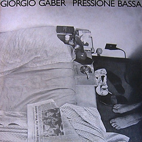 Giorgio gaber pressione - giorgio,