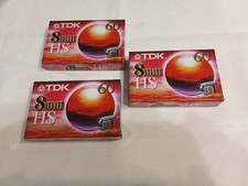 Videocassette.8mm.Nuove.TDK.Lo