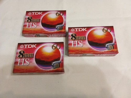 Videocassette.8mm.Nuove.TDK.Lo