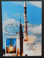 Austria 1982: MK "UNISPACE'82: lancio di missili", MN 1715, pz.: VIENNA 9.8.82