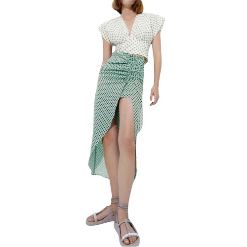 Gonna midi donna zara in - da,