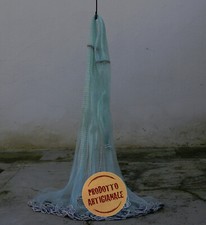 Rezzaglio 12 mt  Nylon rete 12mm con anello e tiranti esca vivo