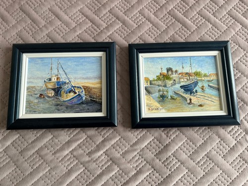 Petits tableaux bateaux - 2,