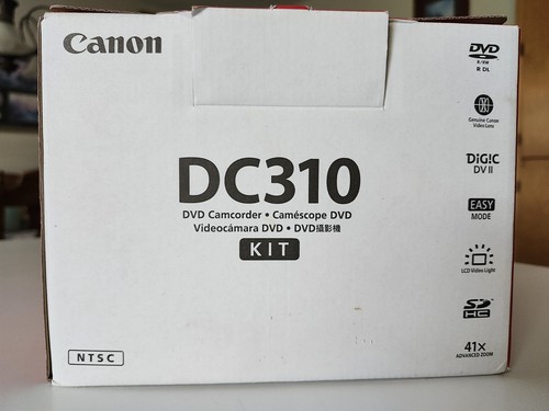 Kit videocamera dvd canon - videocamera,