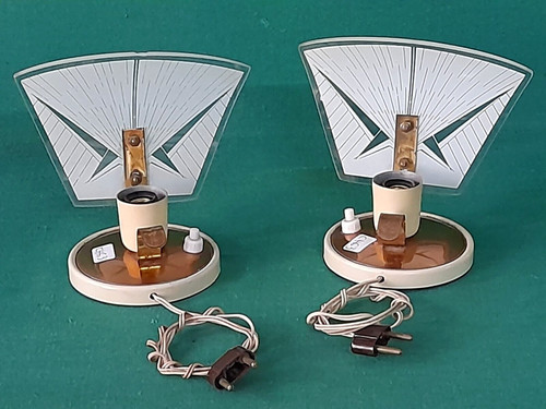 Vecchia coppia lampade - coppia,