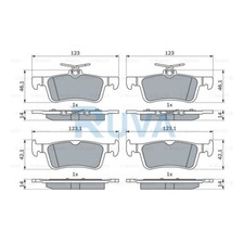 Adatto per ford fiesta - adatto, 1.1
