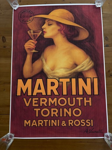 Poster vintage martini 70x100 - martini,