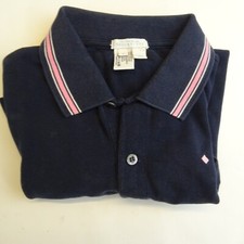 Ballantyne Polo Navy Blue 100%