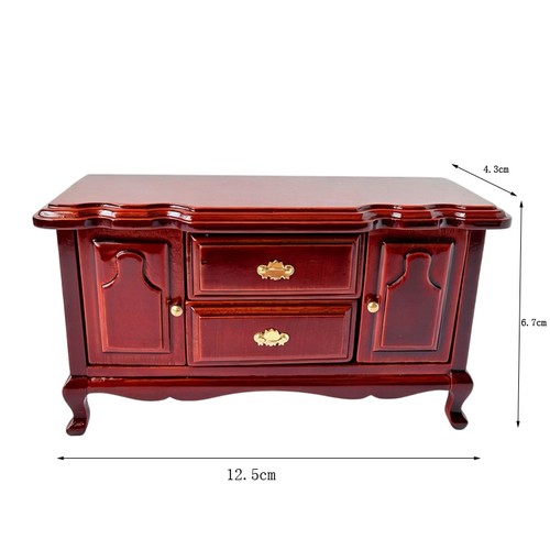 Credenza vintage rossa - , scala