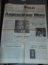 giornali d'epoca - IL POPOLO 17 MARZO  1978