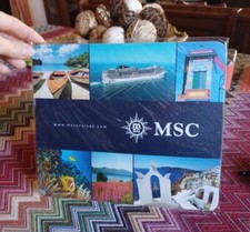 MSC CROCIERE CRUISE MOUSE PAD TAPPETINO PC SCRIVANIA NUOVO 23x20 CM NO COSTA 