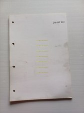 Honda CB 650 SC scheda informazioni tecniche manuale officina italiano originale