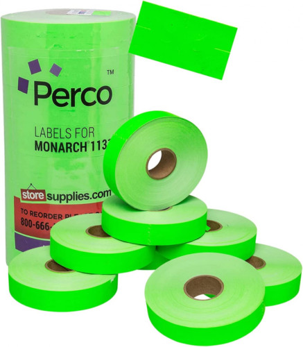 Flou green pricing labels - flou., for