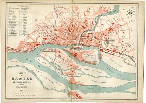 Stampa antica nantes - stampa, antica-nantes-pianta