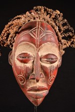 Vecchio Maschera Chokwe Dr Del