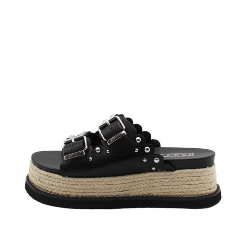 Cult ciabatta nera in - in, pelle