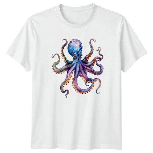 Shirt polpo colorato - t-shirt,