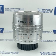 Obiettivo Lensbaby Velvet 56 mm f 1.6 macro 1:2 per Nikon GARANZIA USATO