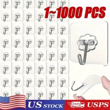 Lotto 1000 pz ganci adesivi in