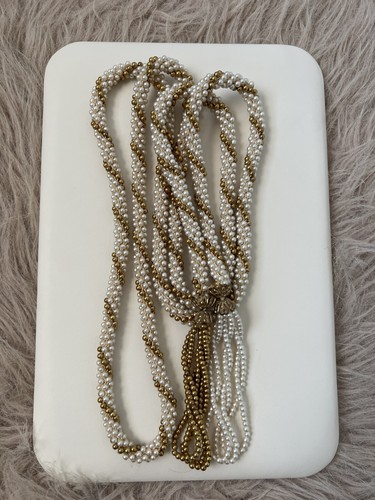 Collana lariat vintage - lariat, finta