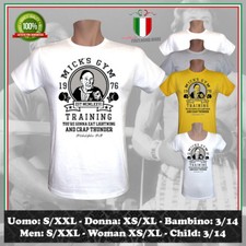 T-SHIRT MICK'S GYM TRAINING ISPIRATA PUGILATO BOXE PALESTRA UOMO DONNA BAMBINO