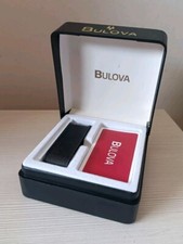 BULOVA Vintage Watch Box Scatola per orologio + Garanzia Warranty 