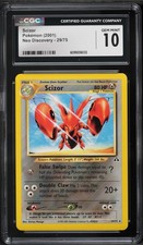 CGC 10 Scizor Rara Carta
