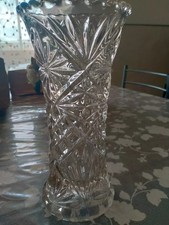Vaso da fiori in cristallo 