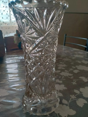 Vaso fiori cristallo - vaso,