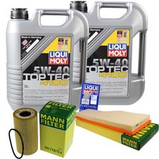 KIT TAGLIANDO FILTRO OLIO LIQUIDO MOLY 10L 5W-40 per Porsche 911 Cabriolet 996 3.4