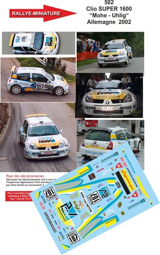 Decals ref 0502 - ref, renault