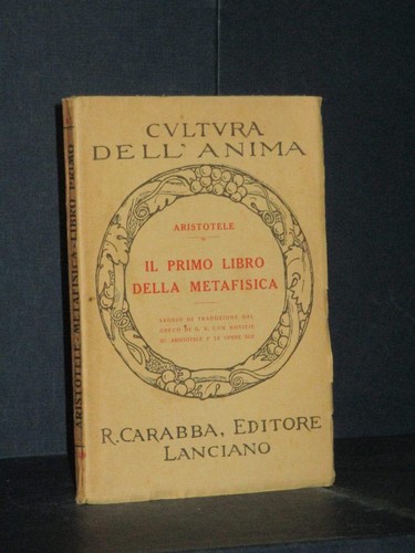 Aristotele primo libro - aristotele,