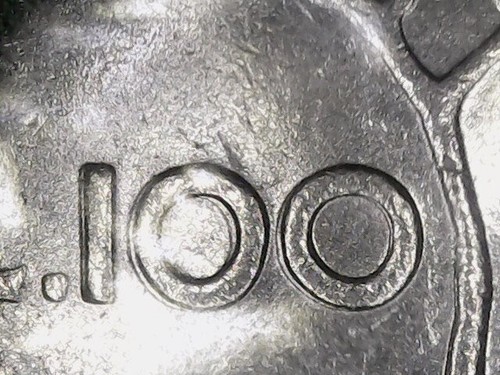 100 lire 1979 errore - 100,
