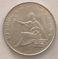 MONETA Da 500 LIRE COMMEMORATIVA, 1861-1961, Repubblica italiana 