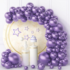 100 Pezzi Palloncini Viola