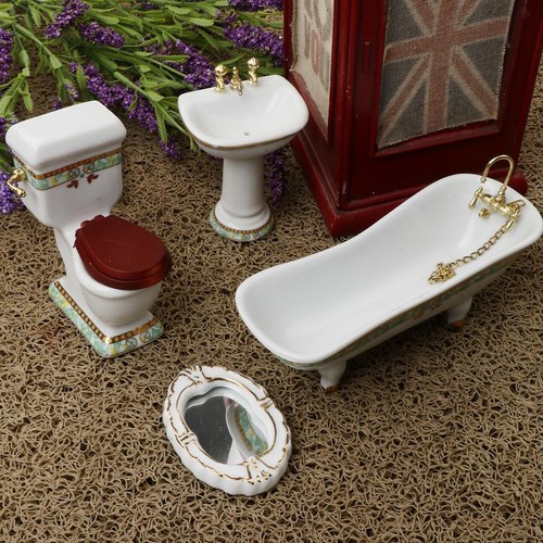 Set bagno porcellana - da, in