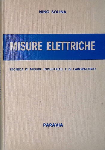 Misure elettriche tecnica di - elettriche.,