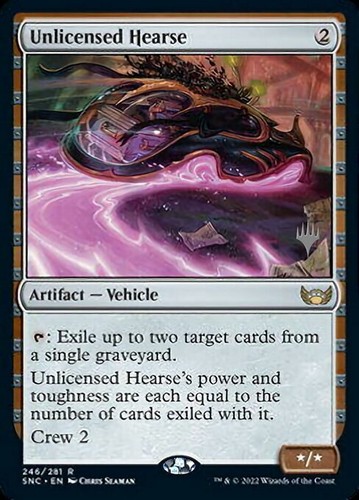 Mtg unlicensed hearse - jp,