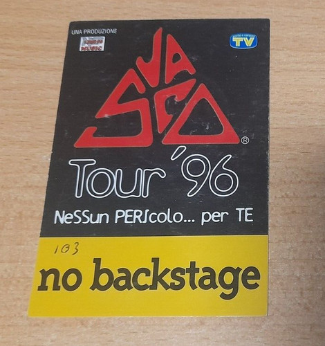 Vasco rossi pass tour - rossi,