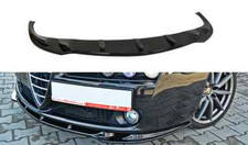 Splitter 159 Spoiler Flap tuning Sottoparaurti Lama Anteriore Nero Lucido