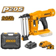 INGCO CHIODATRICE A BATTERIA 20V + 2 BATTERIE CARICATORE E VALIGIA CBNLI2002 