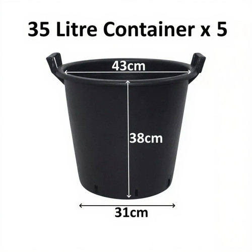 Vaso per piante albero 5x35 - vaso,