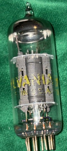 12bh7a nos sylvania piastre - 12bh7a,